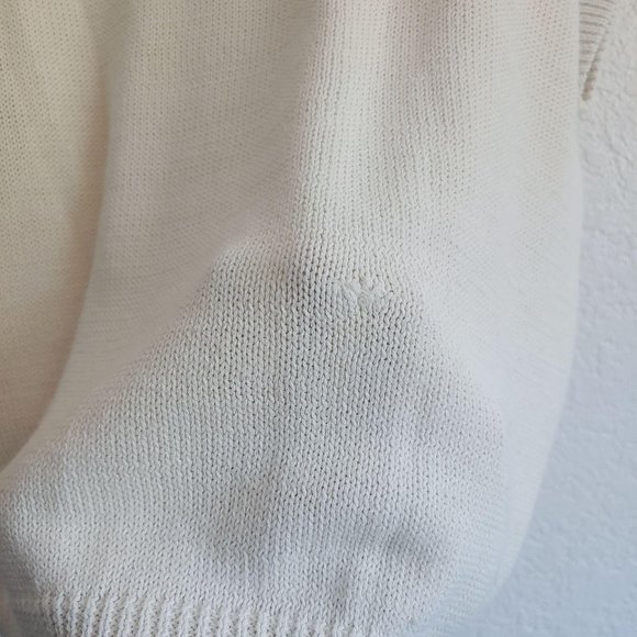 Vintage Mervyn's Triangles Soft Knit Sweater Vest Top LARGE V-Neck Academia - Picture 7 of 7